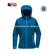 Chaqueta de cremallera para mujer Chaqueta de lana ligera bloqueada color azul